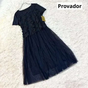 택 포함 새상품 Provador 프로바돌 레이스 원피스 튤 M