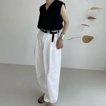 새상품 argue 모브 베이커 팬츠 3