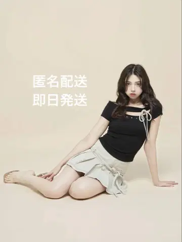 andmary Dada ribbon tops black2