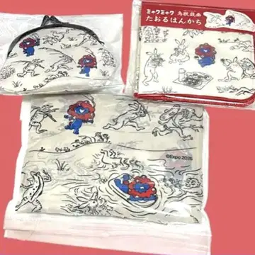 먁먁 조수희화 가마구치 에코백 타월 손수건