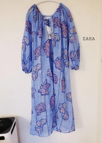 ZARA 플라워 프린트 원피스 M 사이즈 택 포함