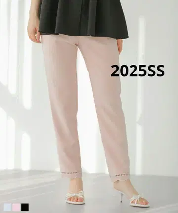 [택 포함 새상품] 2025ss 완판 사다리 스캘럽 테이퍼드 팬츠 S