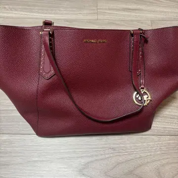 MICHAEL KORS 버건디 핸드백