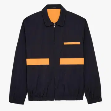 리버서블 자켓 블랙 오렌지 자라 ZARA 리미티드 XL