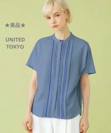 [ SALE ] UNITED TOKYO 어레인지 키넥 블라우스