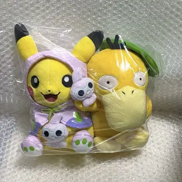 포켓몬 센터 코닥은 태평. 봉제 인형 피카츄 & 코닥