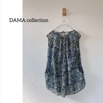 DAMA collection 다마 컬렉션 에스닉 패턴 상의 블라우스