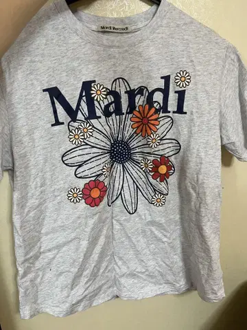 Mardi Mercredi 꽃무늬 T셔츠 ONE SIZE