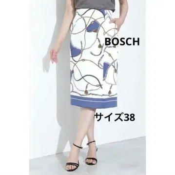 BOSCH 보쉬 워셔블 스카프 프린트 스커트