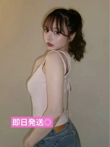 andmary Heart point tops pink 앤드마리