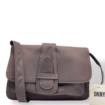 컨디션 최상 DKNY 도나 카란 뉴욕 숄더백 나일론 브라운