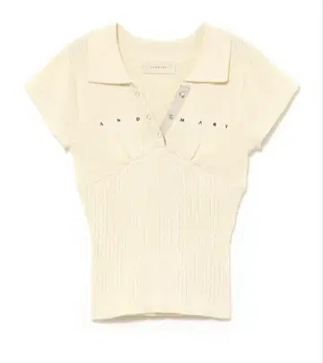 당일 발송 아이보리 Lindsay logo tops andmary