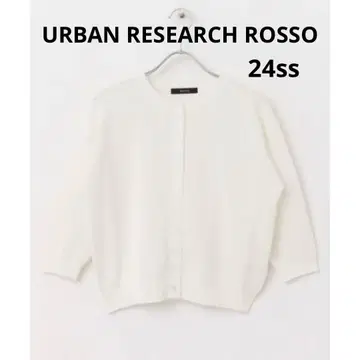 [ URBAN RESEARCH ROSSO ] 5부 소매 컴팩트 가디건