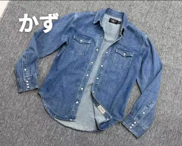 RRL 웨스턴 셔츠 데님 셔츠