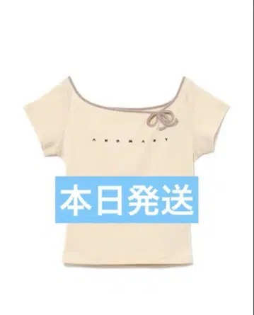 AM1406 Baby ribbon tops Ivory 아이보리