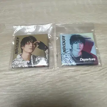카미무라 켄신 Departure 스퀘어 캔뱃지 2개 세트