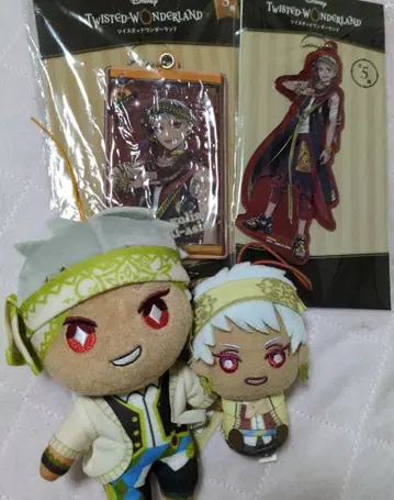 트위스테 칼림 봉제 인형 마스코트 패스 케이스 아크릴 키링 4점