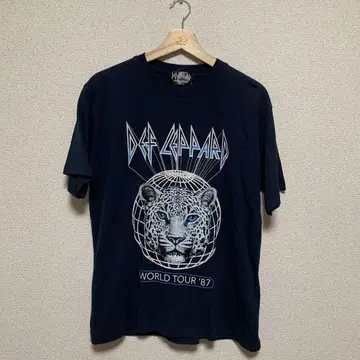 DEF LEPPARD 인기 남녀 공용 애니멀 임팩트 구제 의류 아메카지