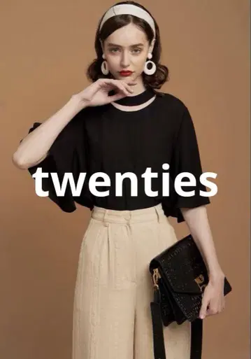 트웬티즈 Thewities 블랙 하이넥 셔츠 XS
