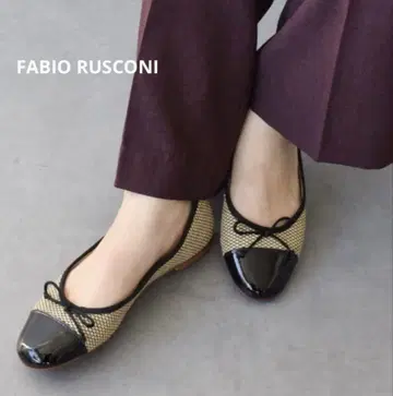 FABIO RUSCONI 파비오루스코니 플랫 발레 슈즈