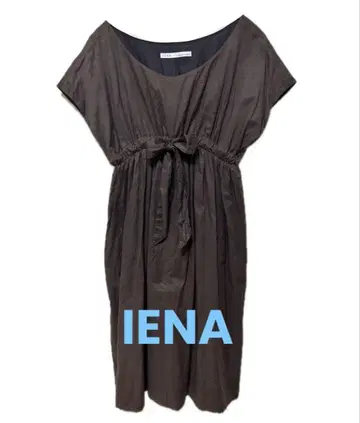 [새상품급] IENA 리본 튜닉 브라운
