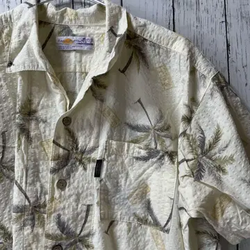 BZ California sun wear 알로하 셔츠 엠보싱 가공 L