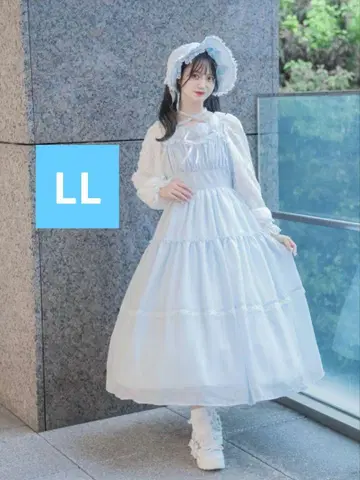 시마무라 마시로 앨리스 LL 오버롤 스커트 원피스 색스 오버롤 스커트