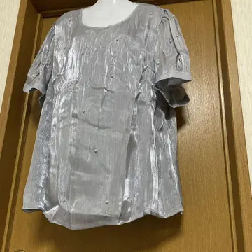 미사용 새상품 펄 장식 튜닉 4XL