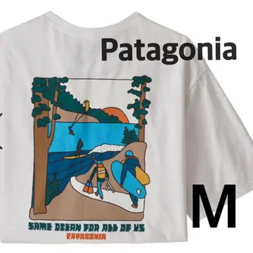 파타고니아 Organic T-Shirt Northwest WHI 2021