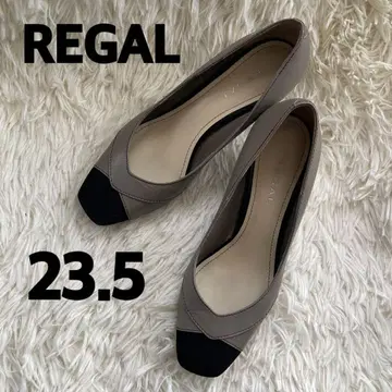 REGAL 펌프스 23.5 그레이/블랙