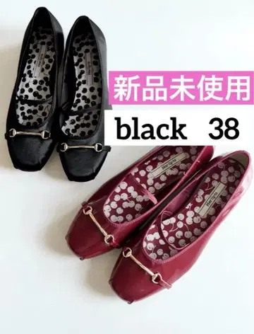Cherry-Patterned Mary Jane Flats / 38