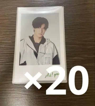 A! group Gotta Be 가라비 폴라로이드풍 카드 사노 마사야