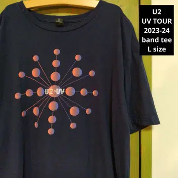 U2 티셔츠 UV 투어 북미 라스베이거스 공연 밴드 티셔츠