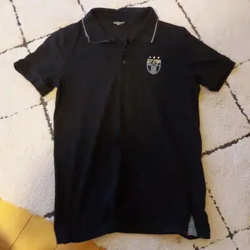 EA7 Emporio Armani 블랙 피케 셔츠