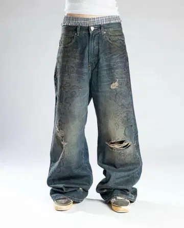 lildenimjean Ldj tattoo jean 'DARK'