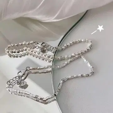 No.710 cubes bracelet: 실버 팔찌 뱅글