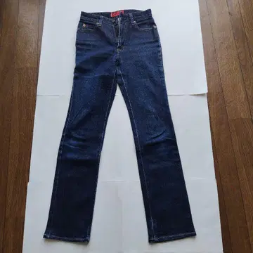 Levis REDTAB 여성용 스트레이트 데님 다크 블루 W28