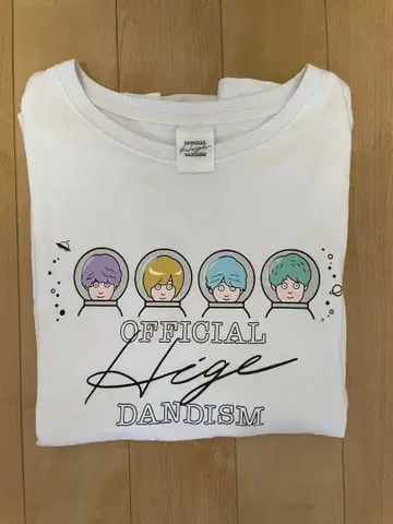 Official 히게단dism T셔츠 M사이즈 FC Tour