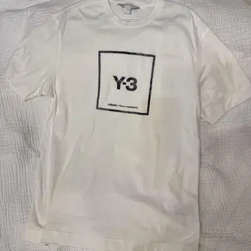 Y-3 화이트 티셔츠