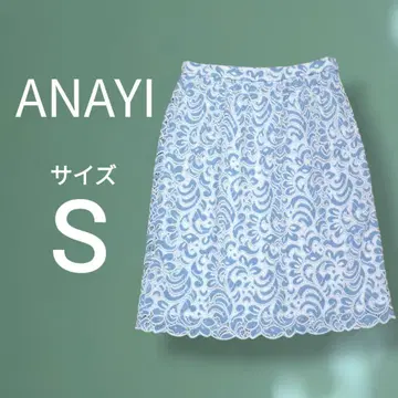 [새상품급] ANAYI 블루 레이스 타이트 스커트 사이즈 S