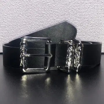 벨트 블랙 전체 길이 100cm 폭 3.4cm 조각 장식 Pu