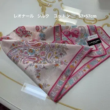 LEONARD 실크 코튼 손수건 대판