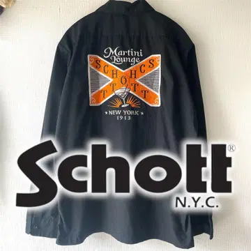 [ schott ] Work shirt 자수