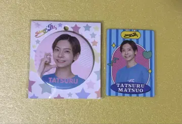 SpeciaL Jr.SP 마츠오 타츠루 캔뱃지 카드 Johnnys' Jr