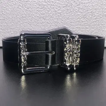 벨트 블랙 전체 길이 100cm 폭 3.4cm 조각 장식 Pu