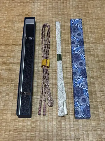 [새상품급] 일본 정통의상 소품 테구미 허리띠 2개 묶음 (상자 )