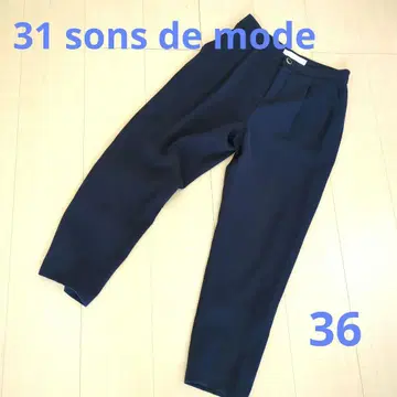 31 sons de mode 네이비 팬츠 출퇴근 오피스 심플