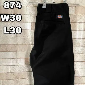 디키즈 워크 팬츠 874 자수 블랙 30 x 30