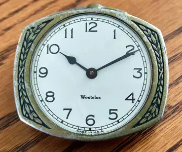[ 작동 ] 1920년대 Westclox 사제 자동차용 시계
