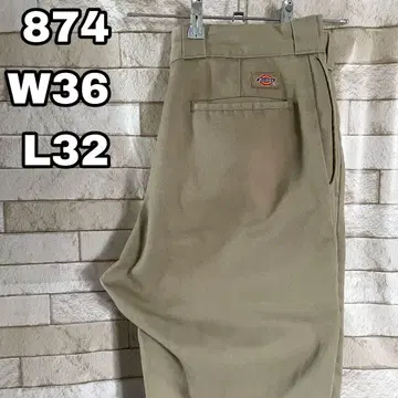 디키즈 워크 팬츠 874 멕시코제 자수 베이지 36 x 32